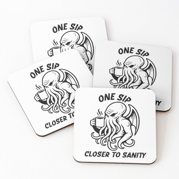 Item preview, One sip closer to sanity - Cthulhu coffee designed and sold by JoRealm.