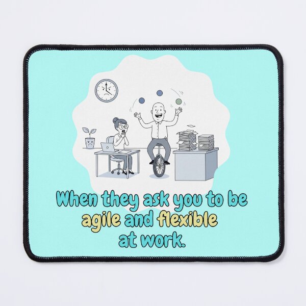 Item preview, Extreme Agility When you're asked to be agile and flexible Demanding Bosses Office Humor English legend designed and sold by DibuHumor.