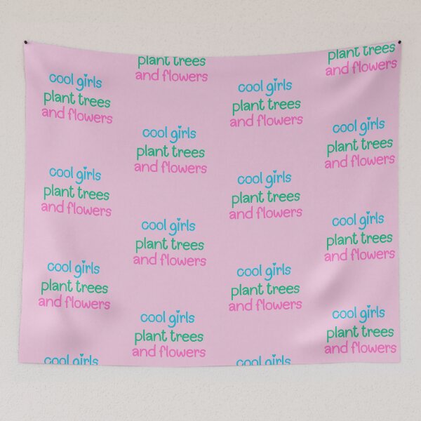 Item preview, Cool Girls Plant Trees And Flowers designed and sold by lovelywhimsyart.