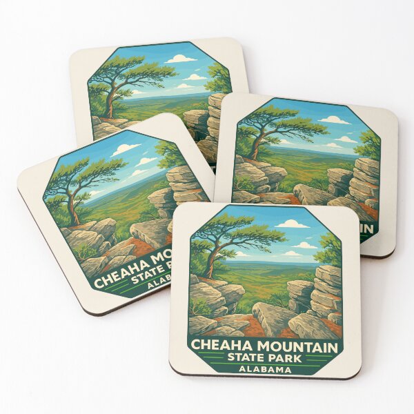 Item preview, Cheaha Mountain Vista – Alabama Vector Landscape designed and sold by Gideon Emmerich.