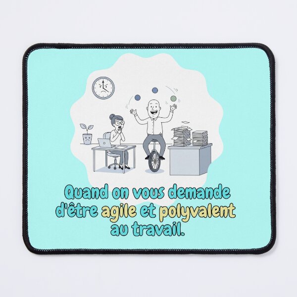 Item preview, Extreme Agility When you're asked to be agile and flexible Demanding Bosses Office Humor French legend designed and sold by DibuHumor.