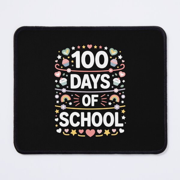 Item preview, Happy 100th Day of School Rainbow Design designed and sold by Gogetgiggles.