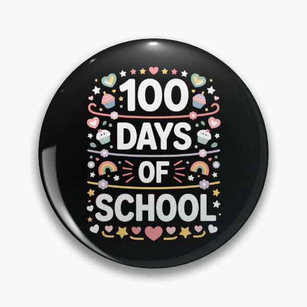 Item preview, Happy 100th Day of School Rainbow Design designed and sold by Gogetgiggles.