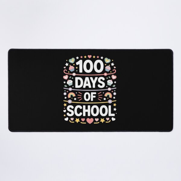 Item preview, Happy 100th Day of School Rainbow Design designed and sold by Gogetgiggles.