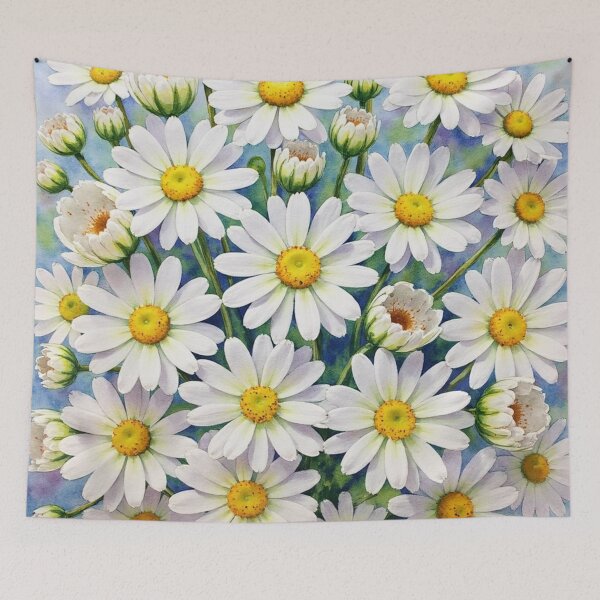 Item preview, Daisy flowers. White flowers. Wild flowers. Flowers blossom. Flowers with white petal. White daisy floral art. Floral design. designed and sold by PlaceToBuyGifts.