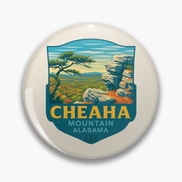 Item preview, Cheaha Mountain Vista – Alabama Vector Landscape designed and sold by Gideon Emmerich.
