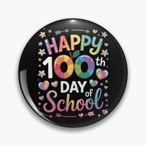Item preview, Happy 100th Day of School Rainbow Design designed and sold by Gogetgiggles.