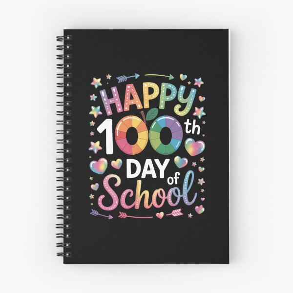 Item preview, Happy 100th Day of School Rainbow Design designed and sold by Gogetgiggles.