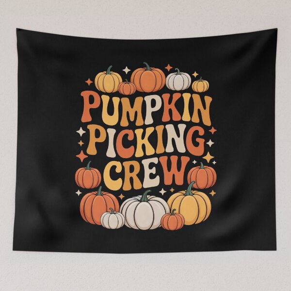 Item preview, Groovy Pumpkin Picking Crew Fall Autumn designed and sold by KarimSoCute.