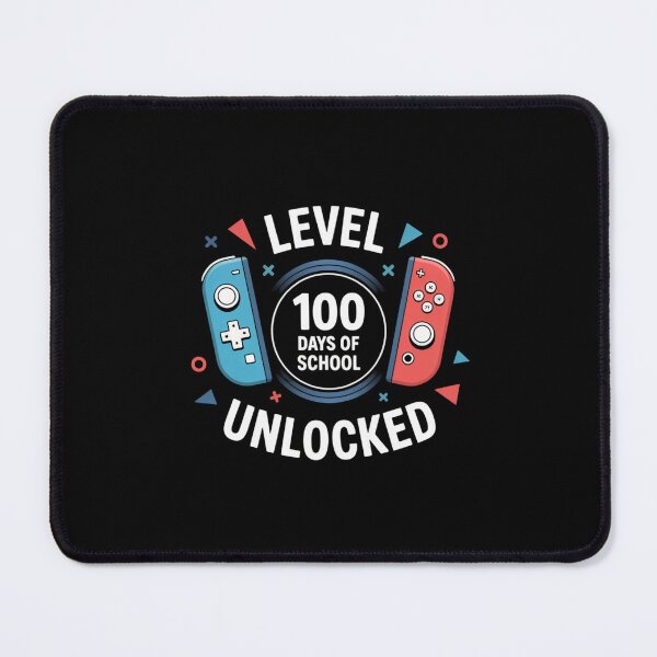 Item preview, Level 100 Days of School Unlocked Gamer Design designed and sold by Gogetgiggles.