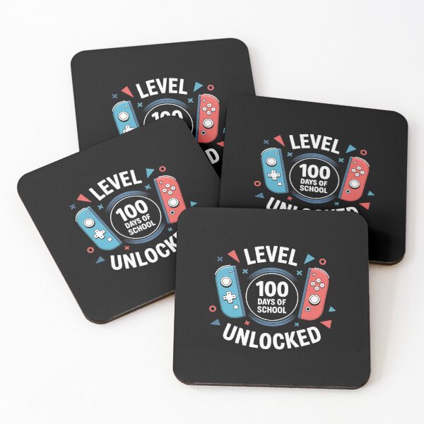 Item preview, Level 100 Days of School Unlocked Gamer Design designed and sold by Gogetgiggles.