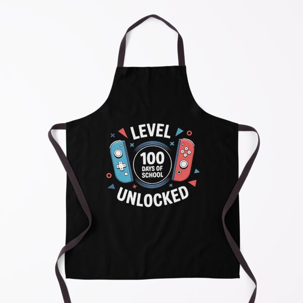 Item preview, Level 100 Days of School Unlocked Gamer Design designed and sold by Gogetgiggles.