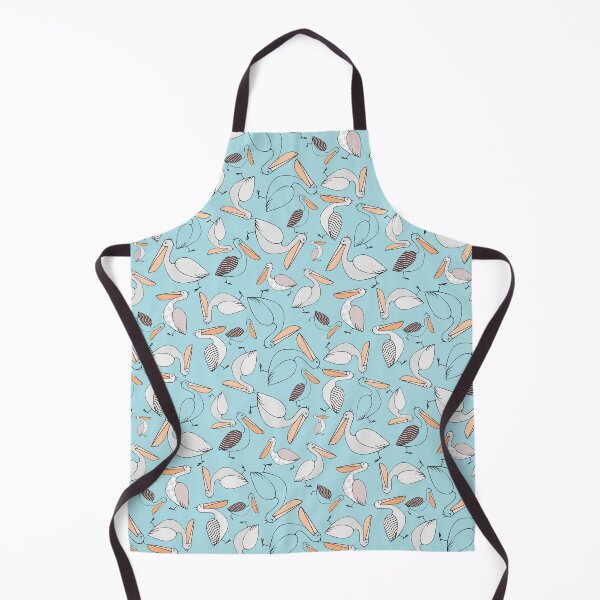 Item preview, Pelicans Galore Seamless Pattern, Blue designed and sold by anzelas.