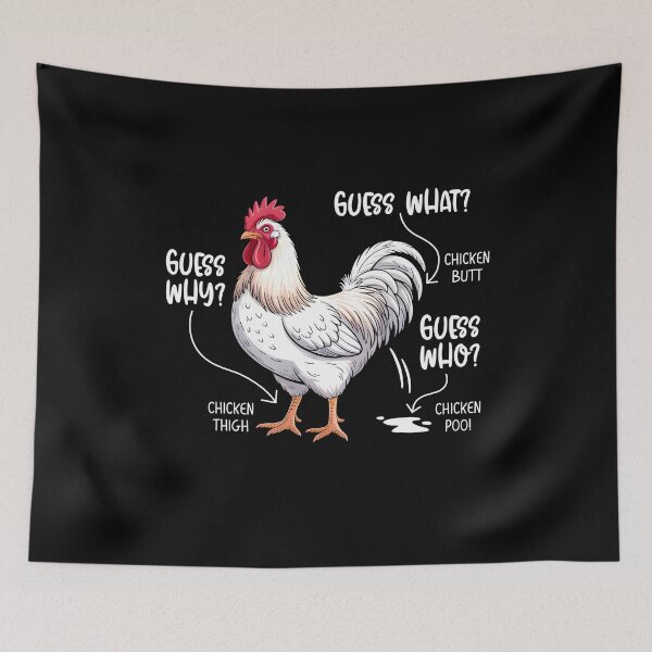 Item preview, Guess What Chicken Butt White Chicken designed and sold by KarimSoCute.