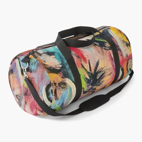 Item preview, Abstract colorful acrylic painting print designed and sold by ConfuzRandomly.