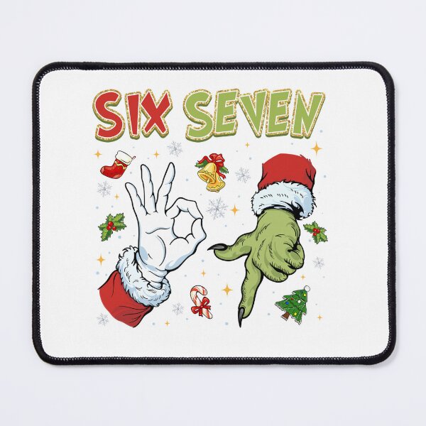 Item preview,  Christmas Six Seven Meme, Trending Meme, Winter Season, Santa Claus designed and sold by vintagearttee.