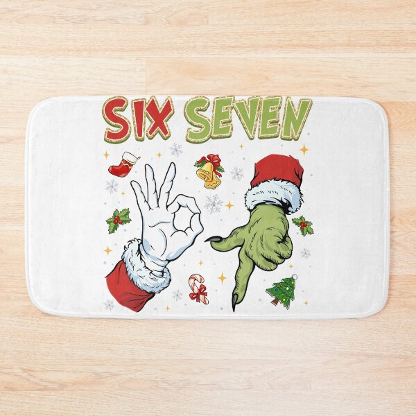 Item preview,  Christmas Six Seven Meme, Trending Meme, Winter Season, Santa Claus designed and sold by vintagearttee.