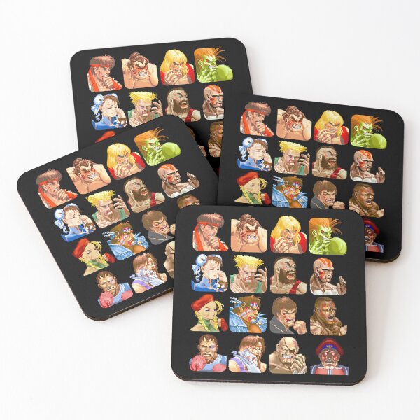 Item preview, Defeated Portraits Super Street Fighter 2  Classic  designed and sold by PavleCiric.
