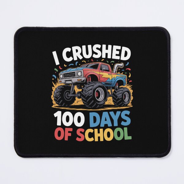 Item preview, I Crushed 100 Days of School Monster Truck Design designed and sold by Gogetgiggles.