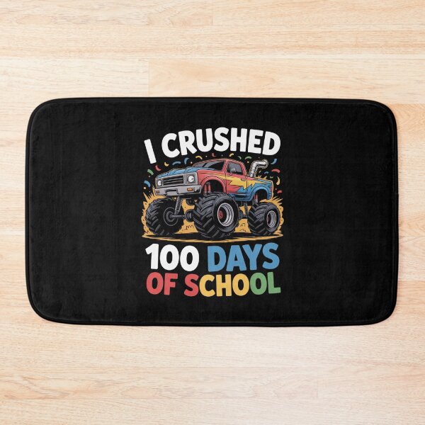 Item preview, I Crushed 100 Days of School Monster Truck Design designed and sold by Gogetgiggles.