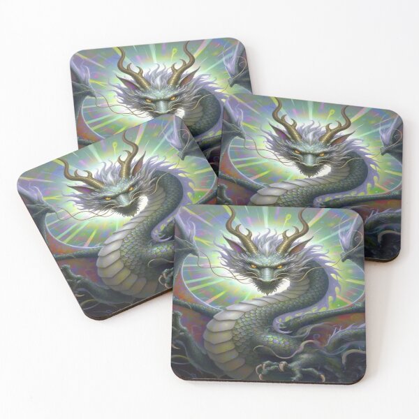 Item preview, Mystical Dragon Awakening – Fantasy Serpent with Radiant Wings Design designed and sold by Cristhian Almanza.