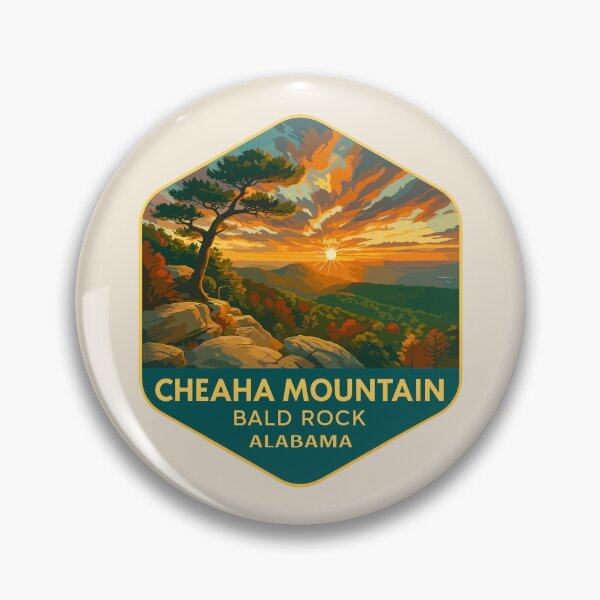 Item preview, Cheaha Mountain Vista – Alabama Vector Landscape designed and sold by Gideon Emmerich.