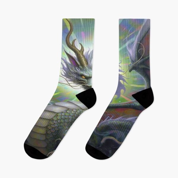 Item preview, Mystical Dragon Awakening – Fantasy Serpent with Radiant Wings Design designed and sold by Cristhian Almanza.