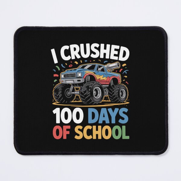 Item preview, I Crushed 100 Days of School Monster Truck Design designed and sold by Gogetgiggles.
