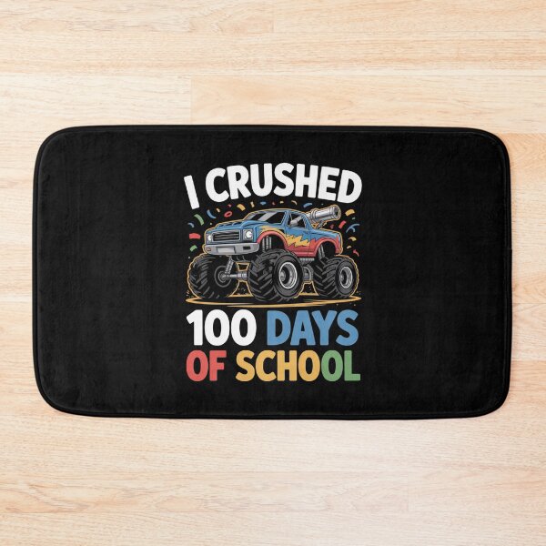 Item preview, I Crushed 100 Days of School Monster Truck Design designed and sold by Gogetgiggles.