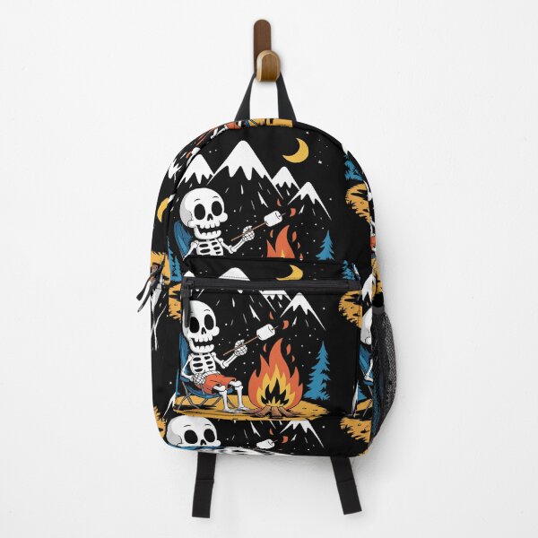 Item preview, Skeleton Camping Lazy Halloween Skull Camp Camper designed and sold by ClassicAnthony.