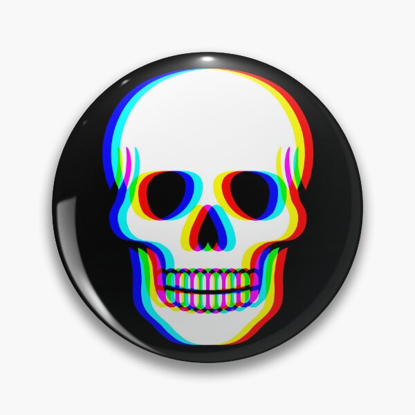 Item preview, Glitch Skull designed and sold by Probably Fine Designs.
