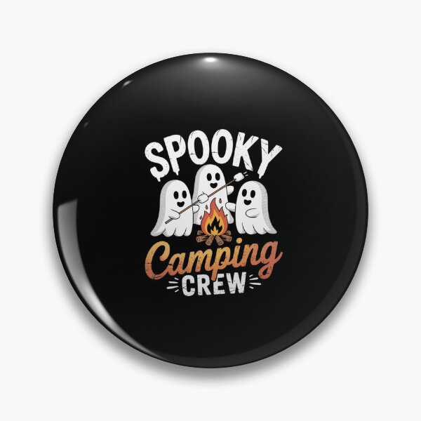 Item preview, Spooky Camping Crew Halloween 2024 Campfire Happy Boo Ghost designed and sold by ClassicAnthony.