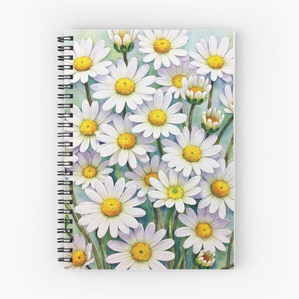Item preview, White daisy flowers. White flowers blossom. Wild flowers. White daisy floral design. Daisy art. Country daisy with yellow heart. designed and sold by PlaceToBuyGifts.