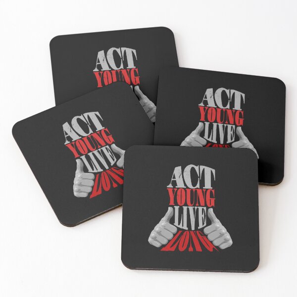 Item preview, Act Young, Live Long designed and sold by Bearded Jester Designs.