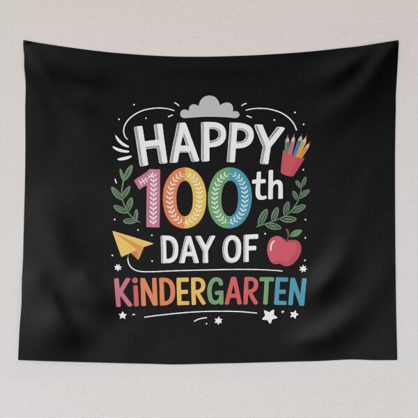 Item preview, Happy 100th Day of Kindergarten Celebration designed and sold by Gogetgiggles.
