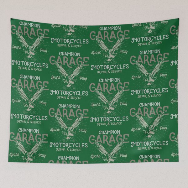Item preview, Champion Motorcycle Garage designed and sold by GoldandSilv55.