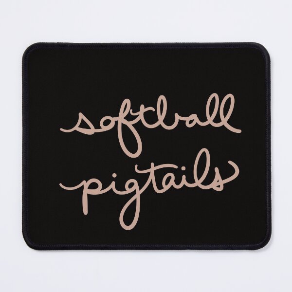 Item preview, Softball Pigtails designed and sold by abeink.