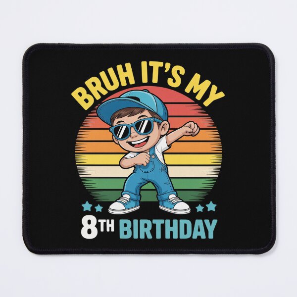 Item preview, Bruh It's My 8th Birthday 8 Years Old Dabbing Boy designed and sold by HuValverdeArt.