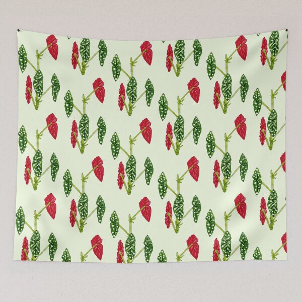 Item preview, Begonia maculata - handmade with watercolor. designed and sold by Greitas.