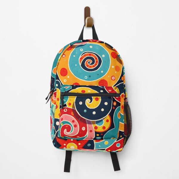 Item preview, Psychedelic Bloom: Retro Swirls & Stars Pattern designed and sold by Prints and Lifestyle.