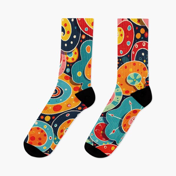 Item preview, Psychedelic Bloom: Retro Swirls & Stars Pattern designed and sold by Prints and Lifestyle.