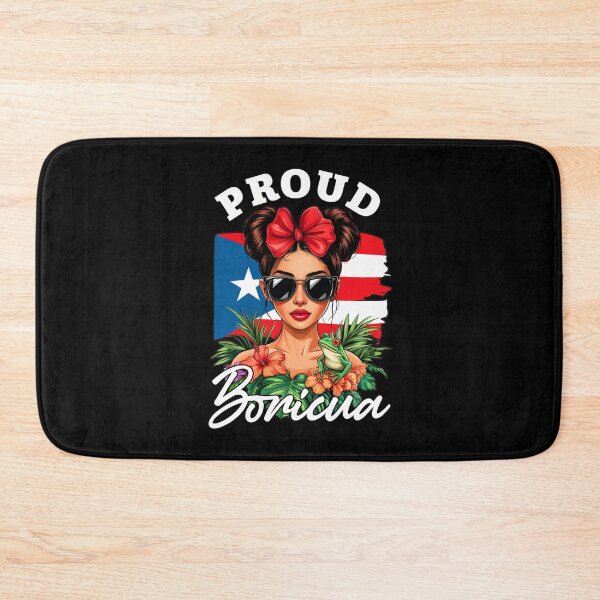 Item preview, Puerto Rican Girls Proud Boricua Puerto Rico Messy Bun designed and sold by KarimSoCute.