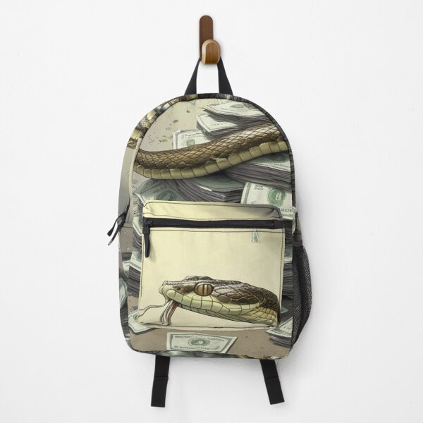 Item preview, Serpent of Wealth – Symbolic Snake on Money Pile Design designed and sold by Cristhian Almanza.