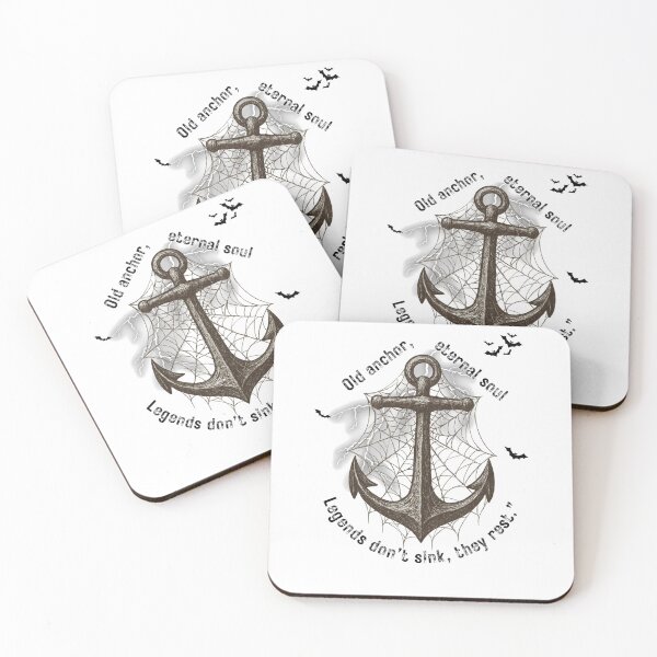 Item preview, Old anchor, eternal soul. Legends don’t sink, they rest. designed and sold by Umbrella urban.
