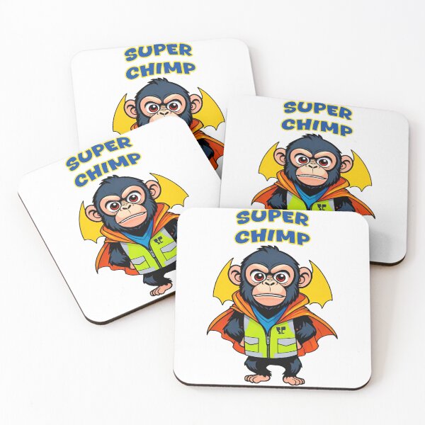 Item preview, The Super Chimp in Hi Vis designed and sold by Oioioi-Arts.
