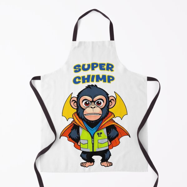Item preview, The Super Chimp in Hi Vis designed and sold by Oioioi-Arts.