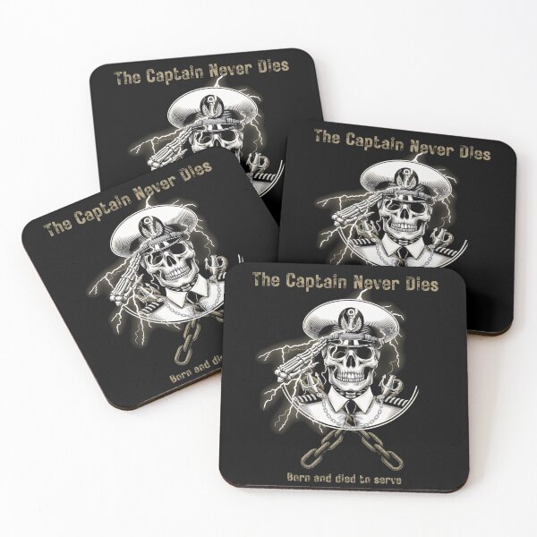 Item preview, The captain never dies, born and died to serve designed and sold by Umbrella urban.