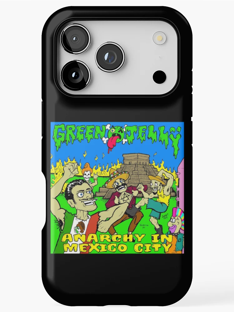 Thumbnail 1 of 4, iPhone Case, Green Jello Band designed and sold by BrodieBouges.