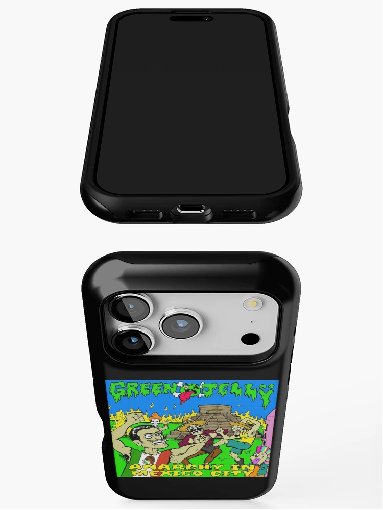Thumbnail 3 of 4, iPhone Case, Green Jello Band designed and sold by BrodieBouges.