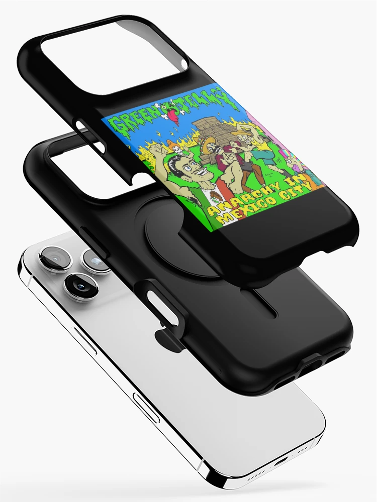 Thumbnail 2 of 4, iPhone Case, Green Jello Band designed and sold by BrodieBouges.